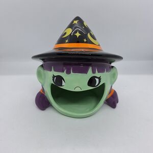 Target Bullseyes Ceramic Witch Dish Holder Candy Candle Soap Sponge Planter